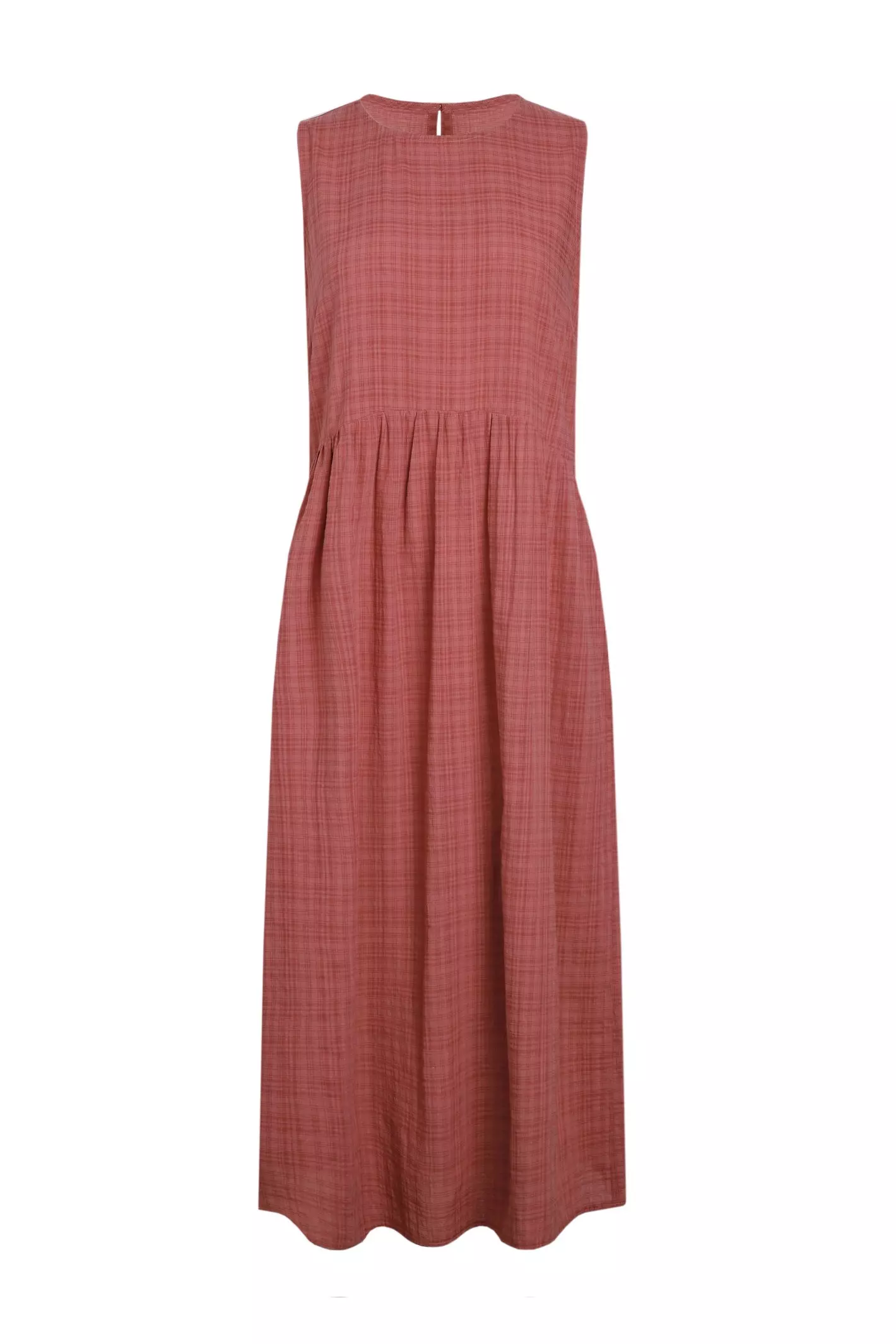 Pockets For Women Weird Fish Aksu Textured Midi Dress Rose