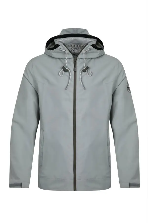Weird Fish Prescott Waterproof Packable Jacket  Limestone