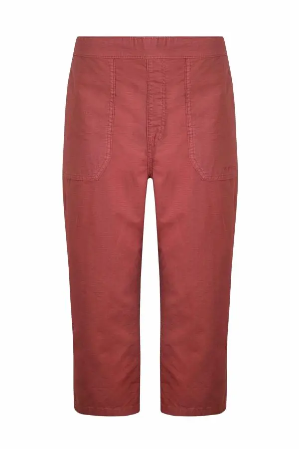 Weird Fish Anyar 3/4 Length Ripstop Trousers Desert Rose
