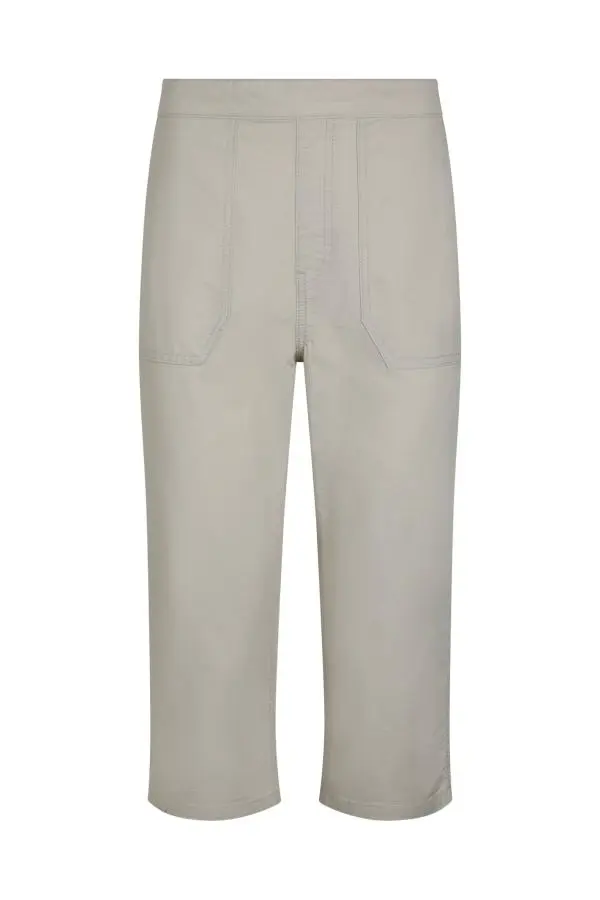 Weird Fish Anyar 3/4 Length Ripstop Trousers Oyster