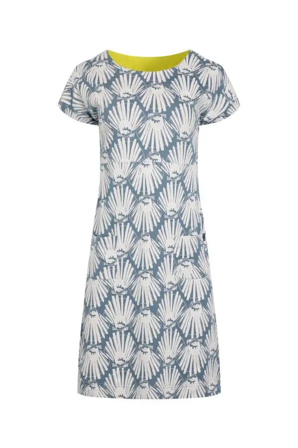 Weird Fish Tallahassee Organic Jersey Dress Arona