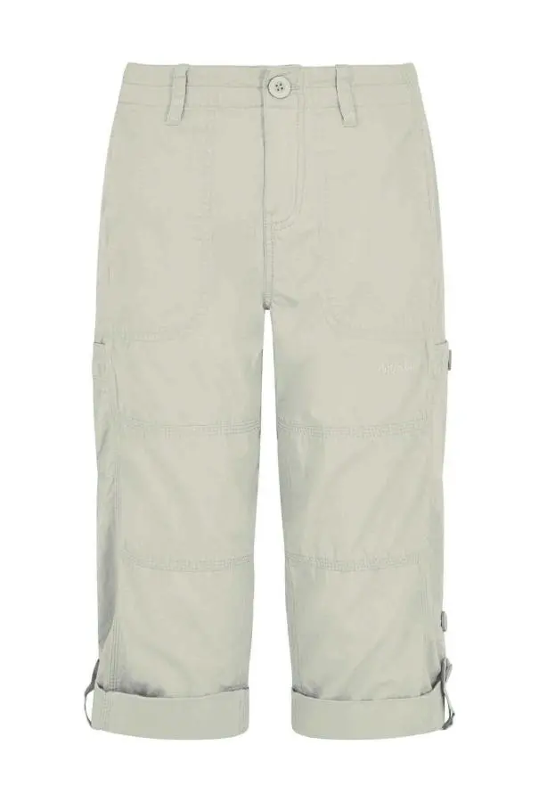 Weird Fish Salena 3/4 Length Trousers Oyster