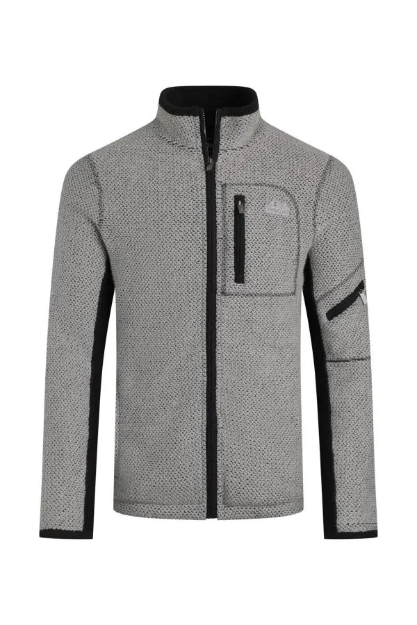 Weird Fish Berhan Full Zip Lined Eco Macaroni Limestone