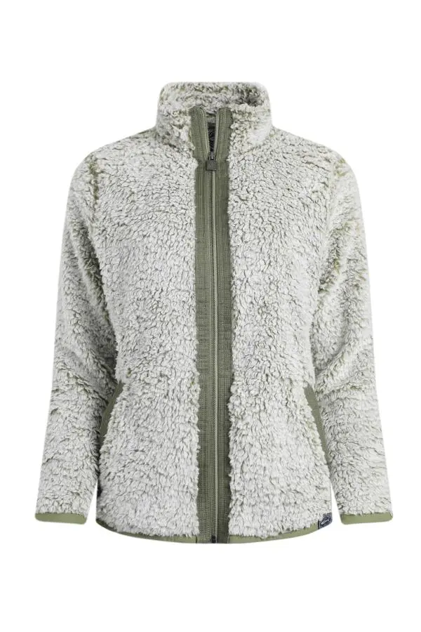 Weird Fish Clove Cosy Full Zip Fleece Artichoke