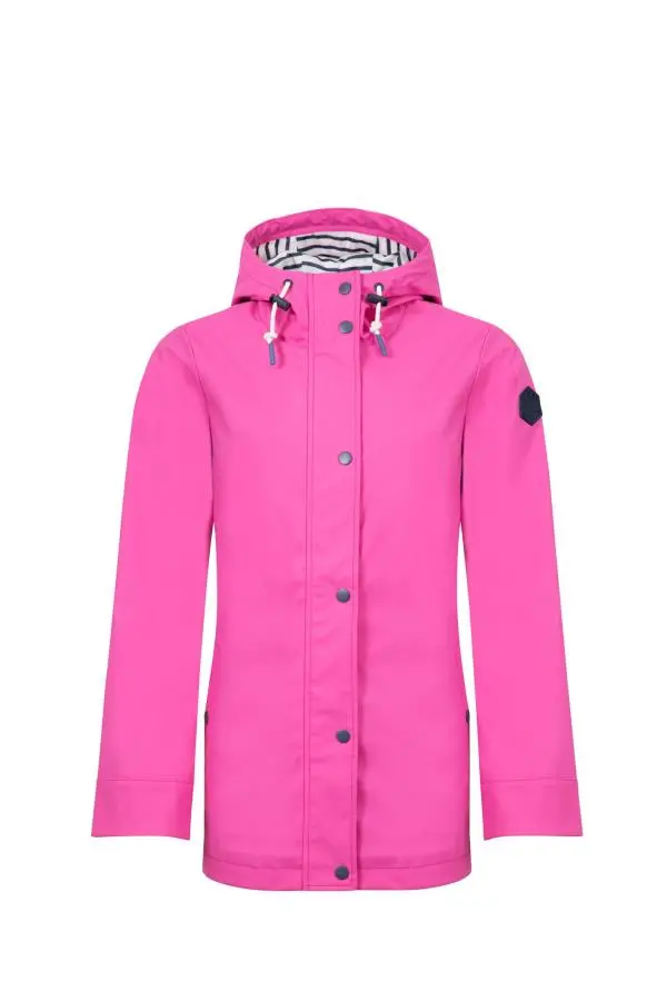 Weird Fish Faros Waterproof Rain Jacket Gerbera