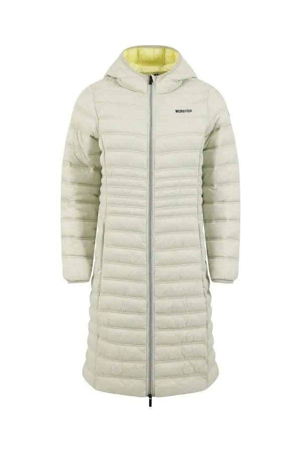 Weird Fish Ravinia Lightweight Padded Long-Line Jacket Bermuda