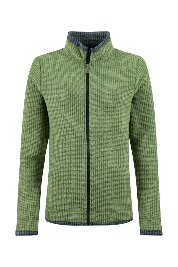 Weird Fish Ariana Full Zip Grid Fleece Irish Moss 