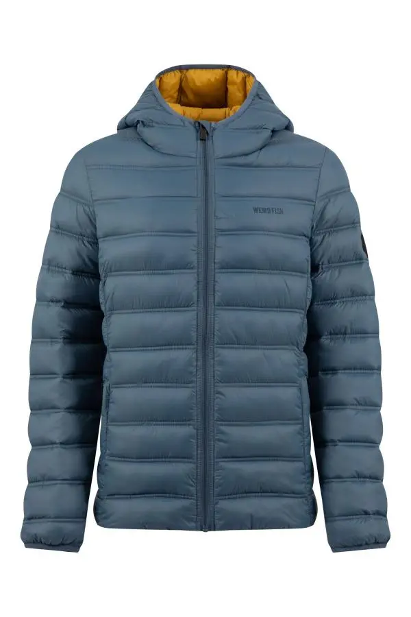 Weird Fish Eshka Lightweight Padded Jacket Ash Blue 