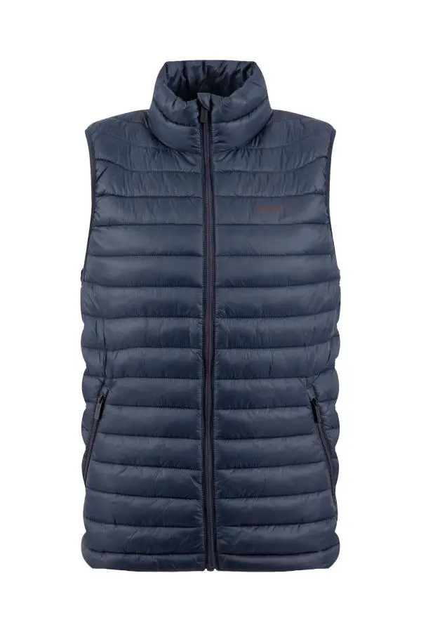 Weird Fish Langtree Lightweight Showerproof Padded Gilet Navy 