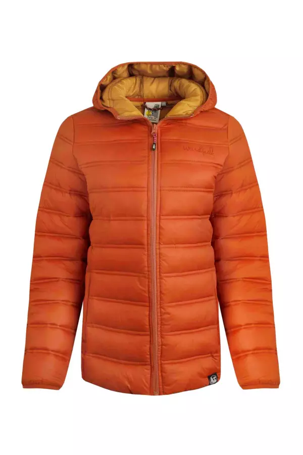 Weird Fish Eshka Lightweight Padded Jacket Rust