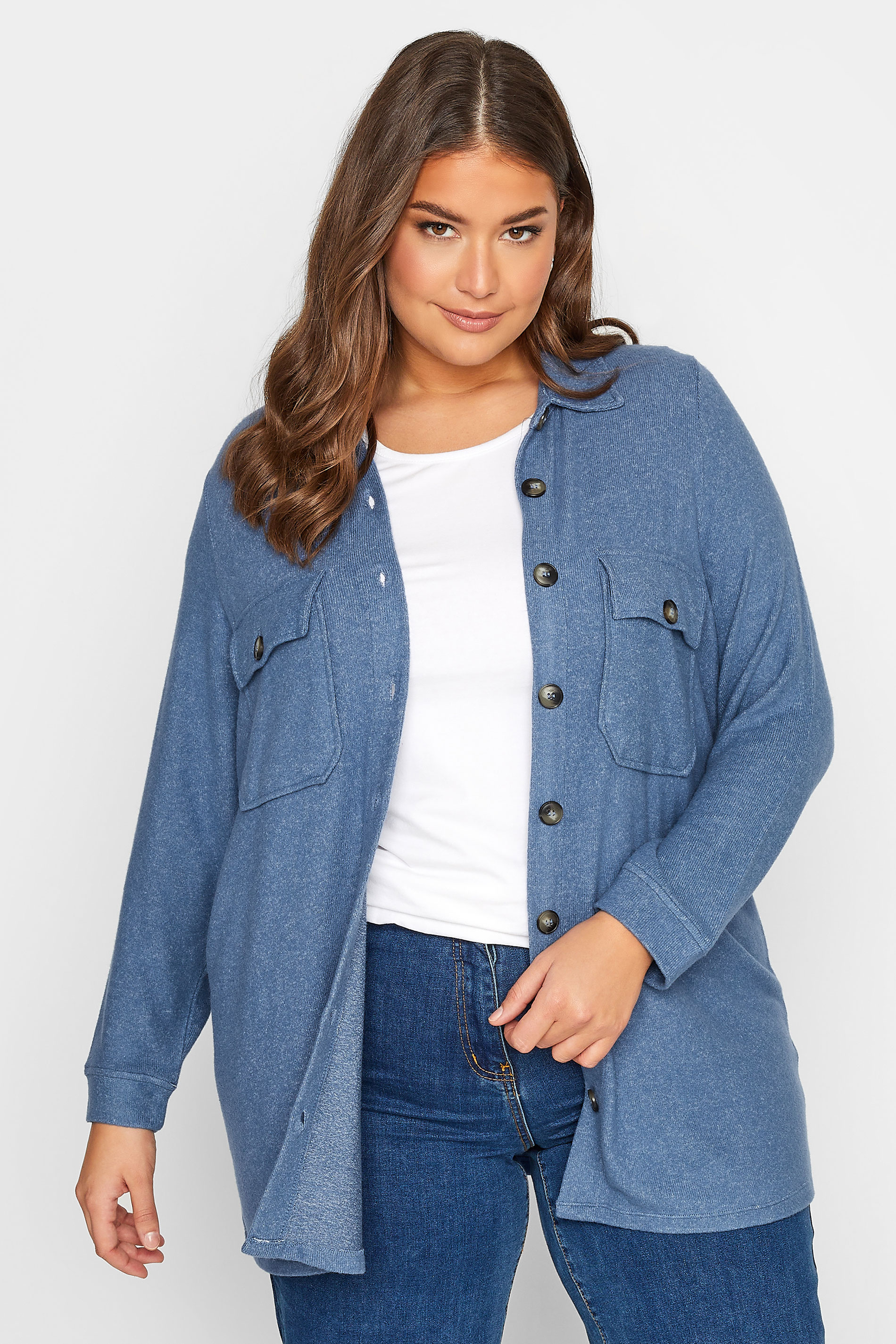 Plus size shacket uk outlet