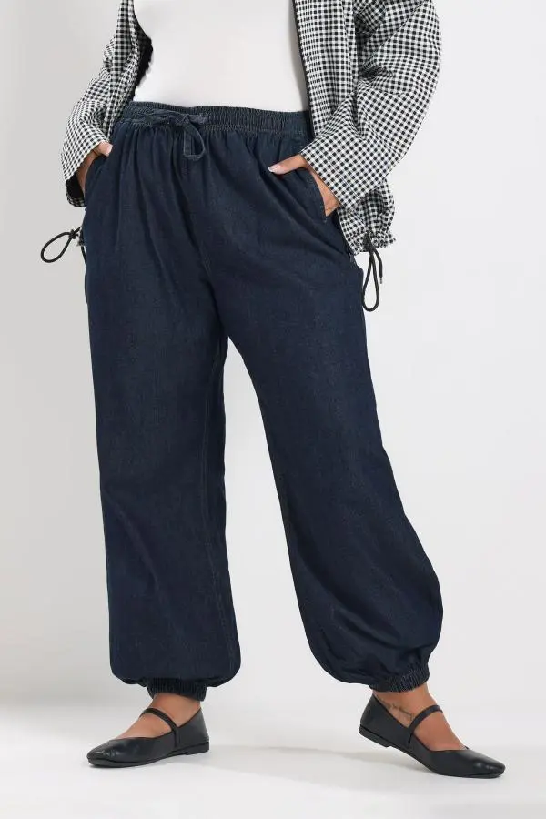 Yours Plus Size Indigo Blue Balloon Jeans Size 26