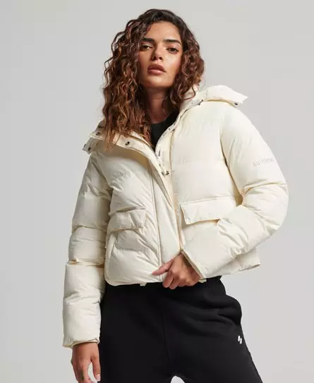 Pockets For Women Superdry Women s Sport Train Boxy Puffer