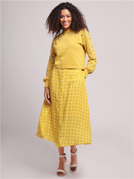 Bright And Beautiful Amory Polka Meadow Skirt 