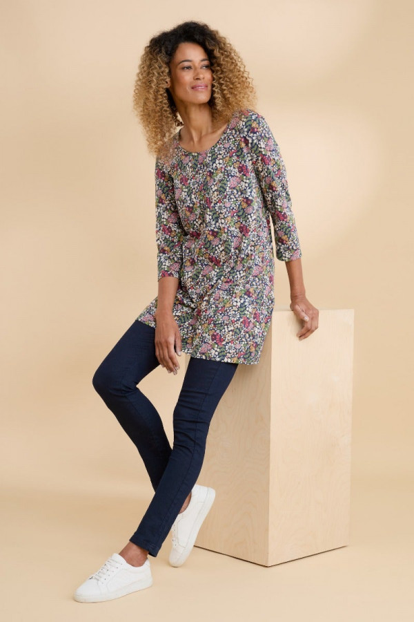 Busy Lizzy 3/4 Sleeve Tunic