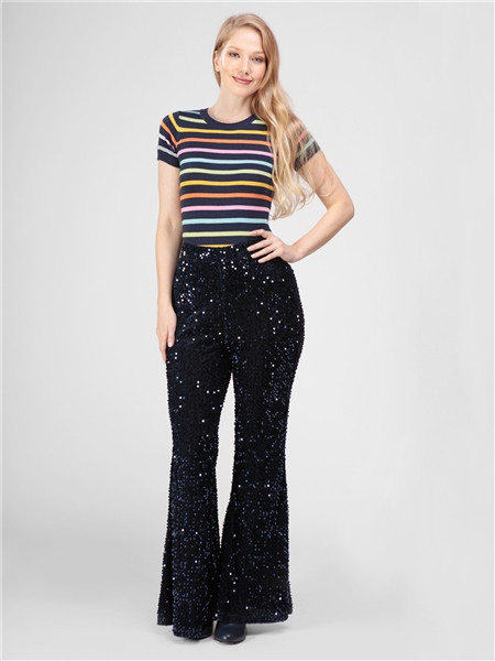 Bright And Beautiful Julie Sequin Trousers 