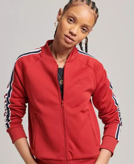 Superdry Women's Tricot Track Top Red - 