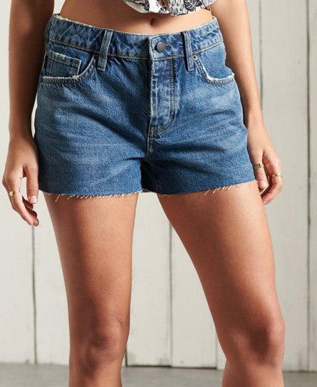 Superdry High Rise Cut Off Shorts