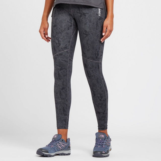 Pockets For Women - adidas Terrex Women's Multi Allover Print Tights, Grey