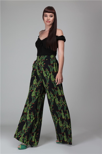 Collectif Mainline Alizee Cactusland Trousers 