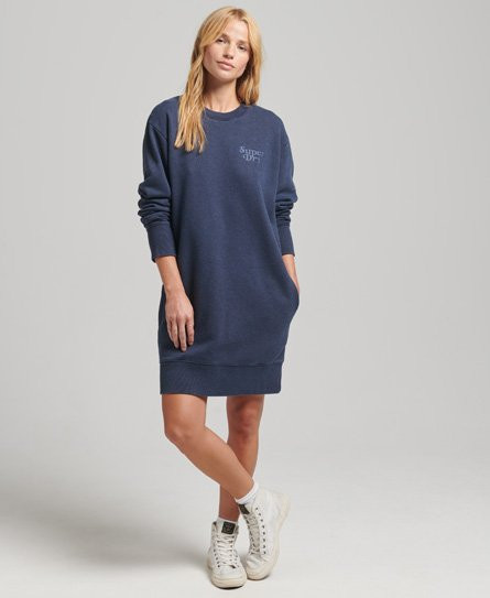 Superdry Women's Cooper Classic Dress Navy / Nautical Navy - 