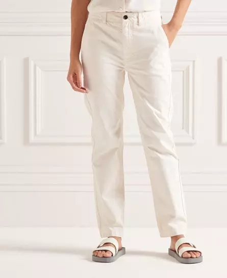 Superdry Cropped Straight Trousers